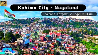 Kohima City  Capital of Nagaland  Kohima City 4k Drone View 2023 Nagaland Drone View Kohima Tour [upl. by Mulloy829]