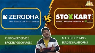 Zerodha Vs Stoxkart  Brokerage Demat Margin [upl. by Acimehs]