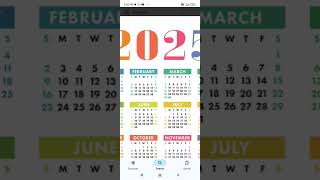 CALENDAR OF 2025 [upl. by Materse]