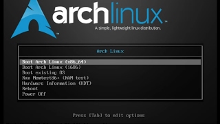 Arch Linux installer archfi  Base and Grub Install Script  EFIUEFI [upl. by Ahsienauq254]