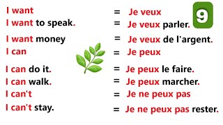 phrases simples pour apprendre langlais facilement  partie 9 ✪✪✪✪easy sentences to learn french 🌿 [upl. by Ann]