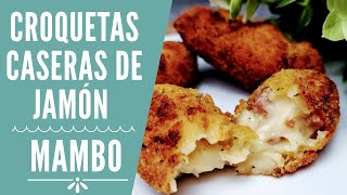 Como hacer croquetas caseras de jamón en Mambo RECETAS MAMBO CECOTEC [upl. by Obaza]