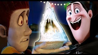 HOW TO MAKE Scream Cheese cake from Hotel Transylvania HAPPY HALLOWEEN  Feast of Fiction [upl. by Gnuh]