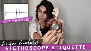 Doctor Explains Stethoscope Examination Patient Etiquette  Heart amp Lung Sounds 🩺 [upl. by Oeak]