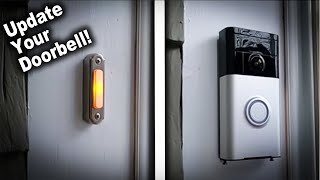 How To Replace a Wired Doorbell with Ring Video Doorbell  DiY Install [upl. by Rednaskela]