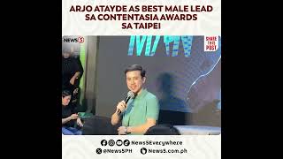 Best Male Lead Arjo Atayde sa ContentAsia Awards [upl. by Taylor]