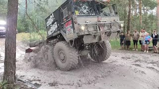 Rajd Rallye Breslau 2024 Żagań EXTREME BIAŁE BŁOTA ciężarówki zmoty [upl. by Skinner]