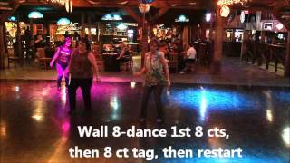 Somethin Im Good At line dance demo 4 22 17 [upl. by Cusick]