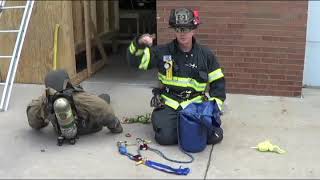 Firefighter Rescue Using a FEPS FF Extraction Pulley System [upl. by Arikaahs]