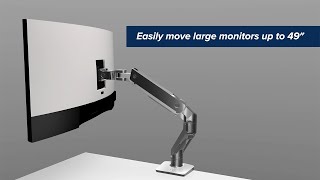 Ergotron HX Monitor Arm Top Features amp Benefits [upl. by Oiramed]