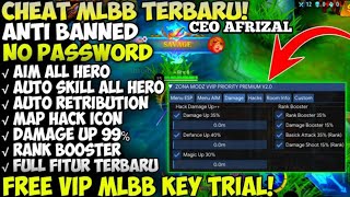 NEW CHEAT MLBB 2024  UNLOCK ALL SKIN  AIM SWORDLING  AUTO RETRI  ANTI BANNED NO PASSWORD [upl. by Anned]