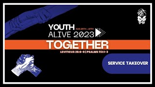 YOUTH ALIVE SERVICE TAKEOVER 2023  27082023  Dominion Centre Church [upl. by Ahtilat]