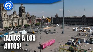 Zócalo de la CDMX ya es zona peatonal [upl. by Demodena994]