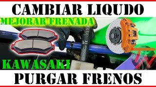 Cambiar LIQUIDO DE FRENOS y PURGAR CIRCUITO moto 🏍⚠ [upl. by Ludeman]