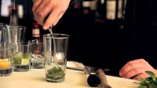 How to properly muddle for cocktails  DrinkSkool Bar Techniques [upl. by Ahsitauq]