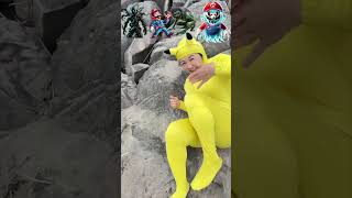 family is everything 🥺❤️ Pikachu Killed Mario Part3 😱🏝️😭 shorts love memes [upl. by Resa]