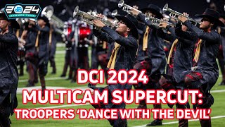 DCI 2024 Multicam Supercut Troopers Dance with the Devil Show Chunk 😈🗡️  FloMarching [upl. by Aileen]