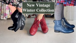 New Winter Collection  Vintage Inspired Winter Boots [upl. by Teiluj]