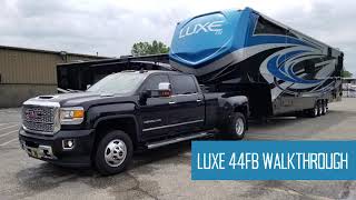 44FB Luxe Toy Hauler The Keelers  Luxury Toy Hauler fifth wheel  Customer Product Review [upl. by Euqinaj666]