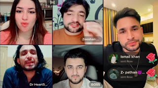 Sheren Durrani Zeeshan khan Wali uallh New Tik tok Pashto Live Gup Shap funny video [upl. by Norha396]