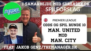 Premier League odds og spilforslag CITY høvler HØJLUNDs Man United [upl. by Enelaehs]