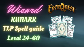 EVERQUEST TEEK TLP 2024  New player Wizard guide for random loot Kunark spells level 2460 [upl. by Sairu615]