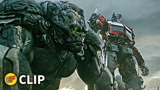 The Final Battle Begins  Transformers Rise of the Beasts 2023 Movie Clip HD 4K [upl. by Adiuqram]