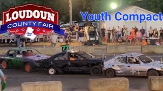 2024 Loudoun County Fair Demoltion Derby Youth Compact [upl. by Edin618]