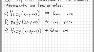 Proof and Problem Solving  Quantifiers Example 03 [upl. by Griggs]