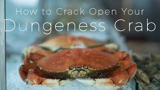 How to Crack Open Your Dungeness Crab [upl. by Elyagiba]