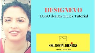 DesignEvo Logo Maker Review  Easy Tutorial Make a FREE LOGO [upl. by Neelyak]