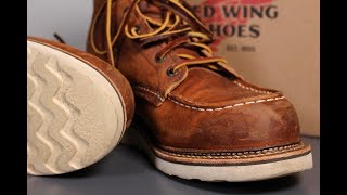 SIZING amp BREAK IN  RED WING quot1907quot Moc Toe Boots [upl. by Culley]