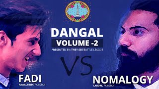 FADI vs NOMALOGY  DANGAL 2  DESI RAP BATTLE  THEYSEE BATTLE LEAGUE [upl. by Atikel381]