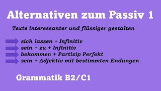 Passiversatzformen 1 [upl. by Litton]