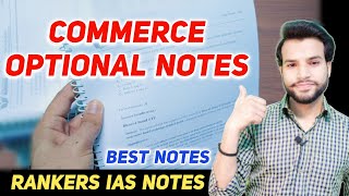 Commerce Optional Notes Review🔥 Rankers Coaching Commerce Notes  UPSC Best Commerce Notes 2021 [upl. by Hardin476]