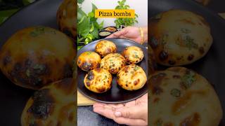 ytshorts healthy and easy pizza bombs 😍 सिर्फ एक कप आटे से बनाओ ऐसा स्नैक कि दिल खुश हो जाए [upl. by Eceinaj]