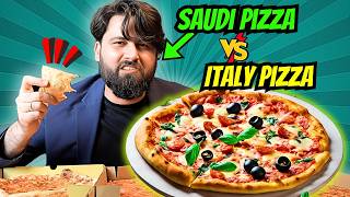 Epic Taste Test 🇮🇹Italian Pizza vs 🇸🇦 Saudi Street Pizza in Jeddah Saudi Arabia [upl. by Heppman258]