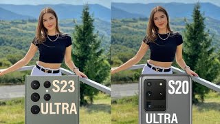 Samsung Galaxy S23 Ultra Vs Samsung Galaxy S20 Ultra Camera Test [upl. by Enneyehc]