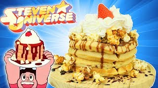 Desayuno Juntos de STEVEN UNIVERSE 🥞 Gofres con Palomitas de Caramelo😋 [upl. by Rhoda]