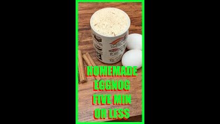 Homemade Eggnog From Scratch In 5 Minutes Or Less [upl. by Terriss365]