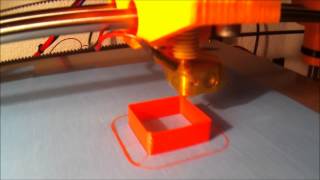 Wallace printing thin wall with Merlin Hotend [upl. by Allisirp459]