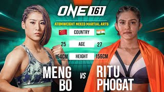 Women’s MMA WAR 😤 Meng Bo vs Ritu Phogat Was INTENSE [upl. by Carmelita]