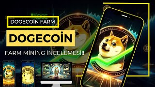 ⛏️DOGECOİNFARM MADENCİLİK  KAYIT OL 50 DOGE COİN BONUS KAZAN💰 GÜNLÜK REKLAM İZLE GELİR SAĞLA🚀 [upl. by Fidole]