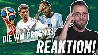 REAKTION WM 2018 Prognose feat Frankreich Salah und Cristiano Ronaldo [upl. by Nailliw]