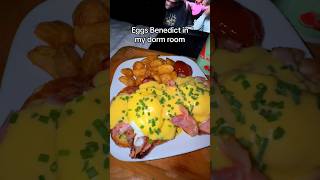 Eggs Benedict in my dorm room shorts [upl. by Giralda]