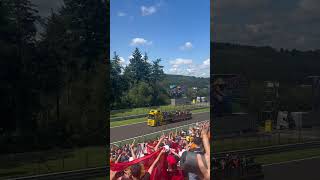 F1 Drivers Parade  2024 Spa Francorchamps  Kemmel Straight [upl. by Lynnell]