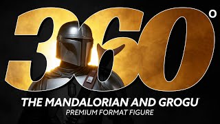 The Mandalorian™ and Grogu™Premium Format™ Figure by Sideshow Collectibles  360° [upl. by Enneira]