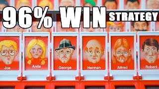 BEST Guess Who Strategy 96 WIN record using MATH [upl. by Airotahs302]