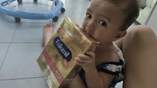 How to Prepare Enfamil A 612 Months Infant Formula  Breastfeeding to Bottle Feeding  Baby Care [upl. by Faith]