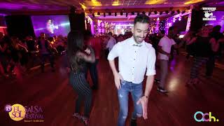 Panagiotis Aglamisis amp Myrto Misyri  social dancing  EL SOL WARSAW SALSA FESTIVAL 2019 [upl. by Waxler]